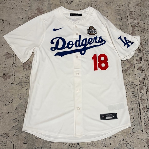 Nike Other - Nike Authentic Los Angeles Dodgers Yamamoto World Series 2024 Jersey Men’s Sz: L